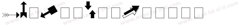 KG Arrows字体转换